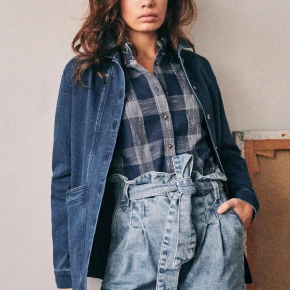 Sezane Denim Will jacket